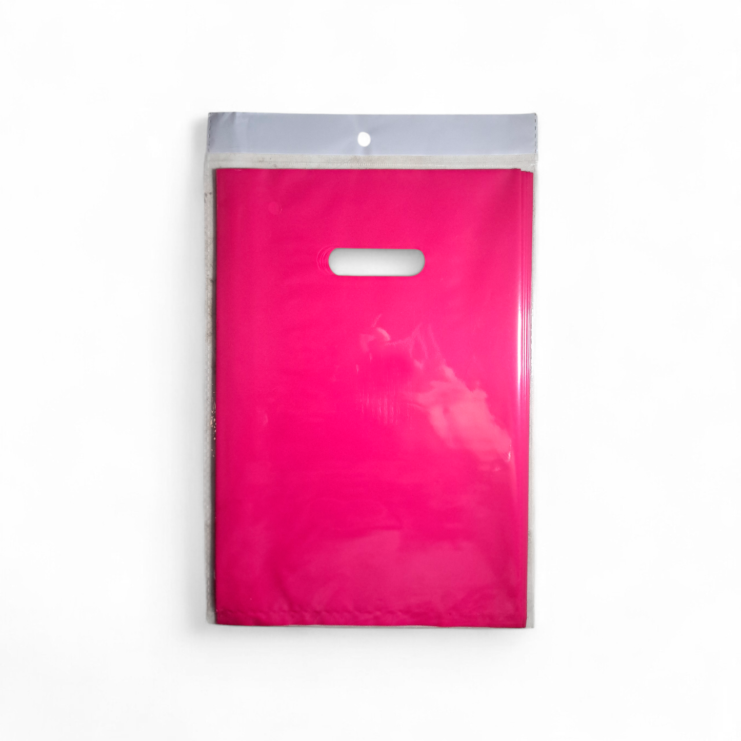 BOLSA PLASTICA FUCSIA X10U