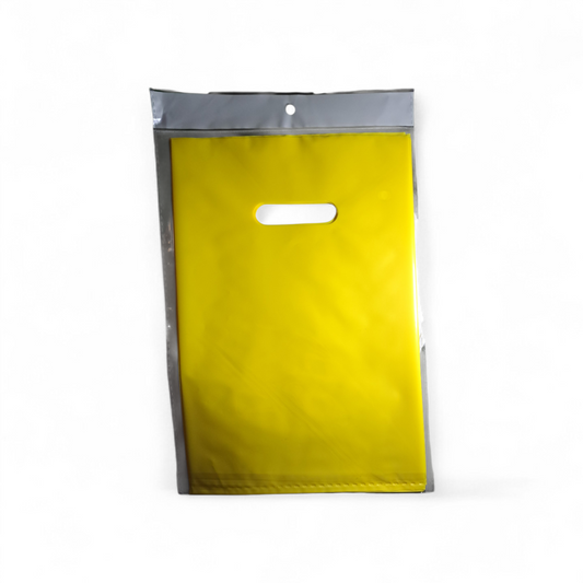 BOLSA PLASTICA AMARILLO X10U