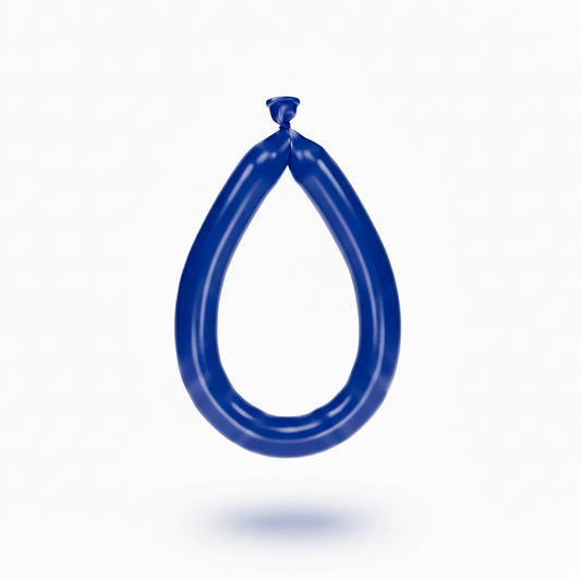 GLOBO FIGURA LISO X25U AZUL FUNNY