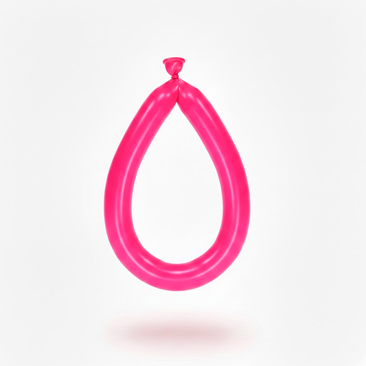 GLOBO FIGURA LISO X25U FUCSIA FUNNY