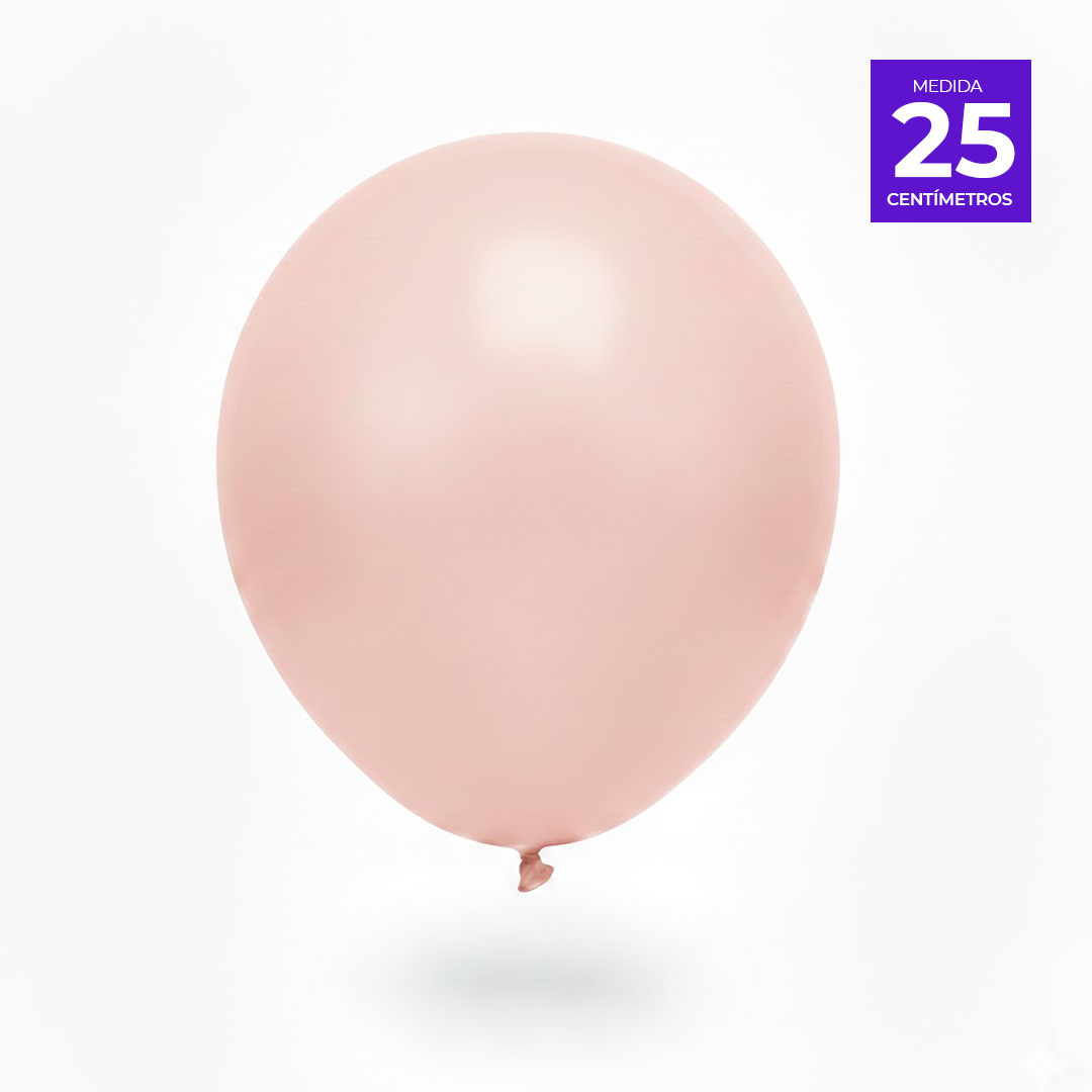 GLOBO LISO R10 X50U ROSADO PASTEL