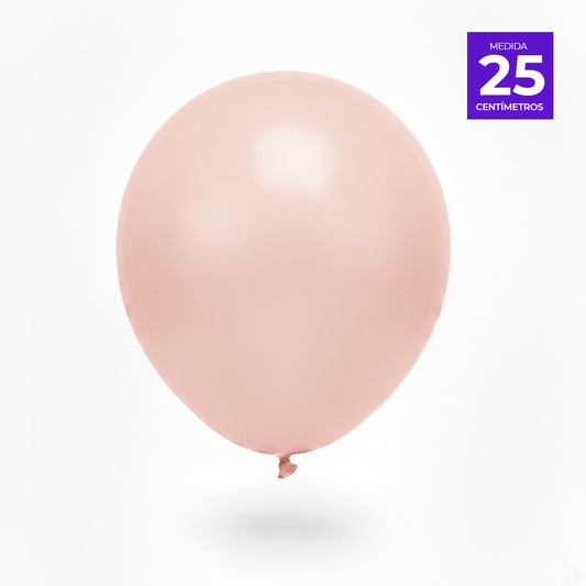 GLOBO LISO R10 X50U ROSADO PASTEL