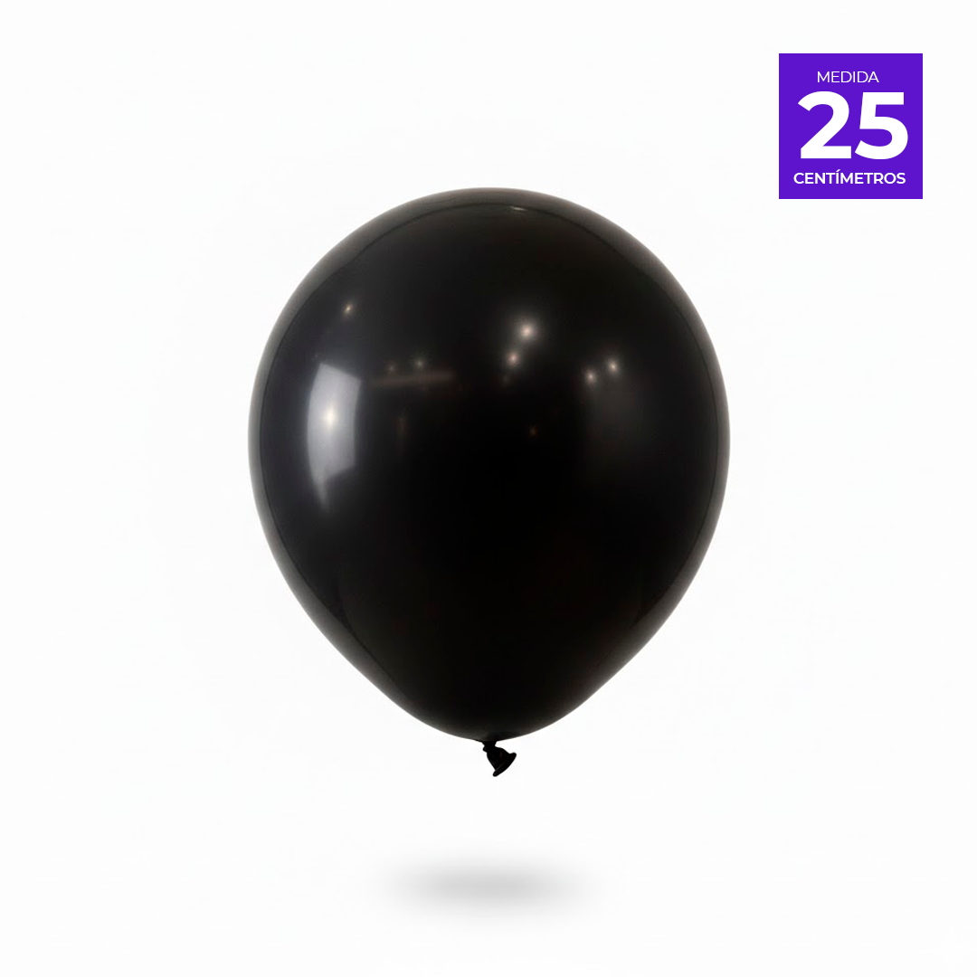 GLOBO LISO R10 X50U NEGRO