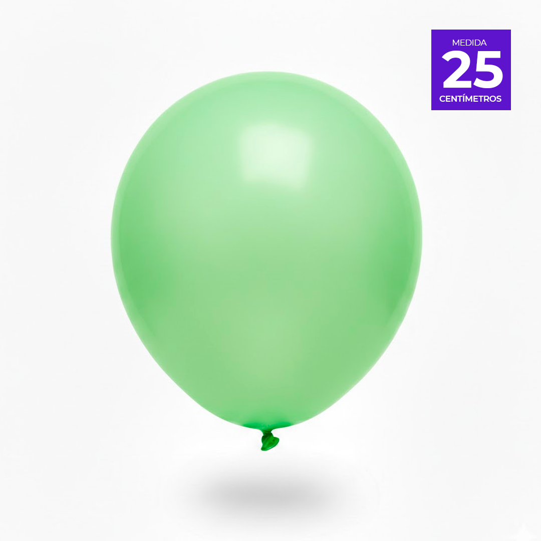 GLOBO LISO R10 X50U PASTEL VERDE