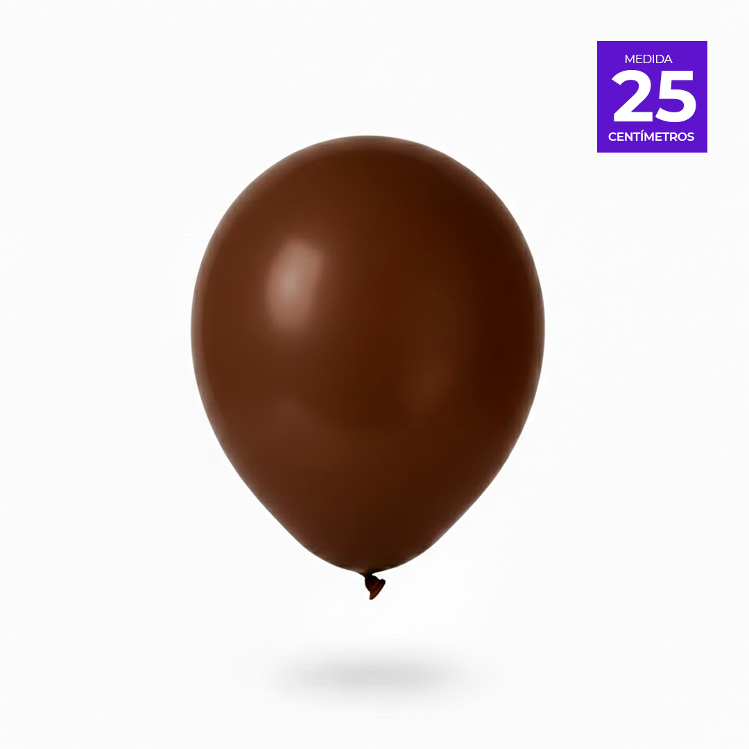 GLOBO LISO R10 X50U CAFÉ OSCURO