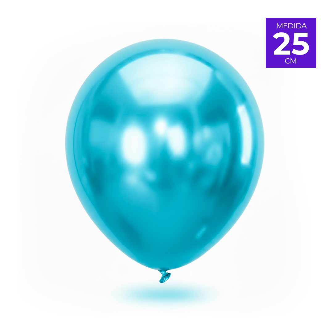 GLOBO PERLADO R10 X50U CELESTE