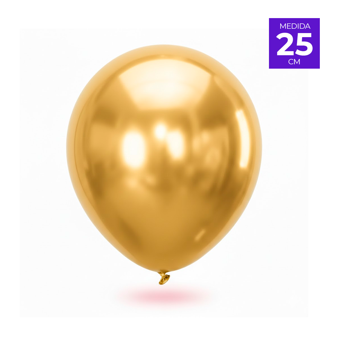 GLOBO PERLADO R10 X50U DORADO