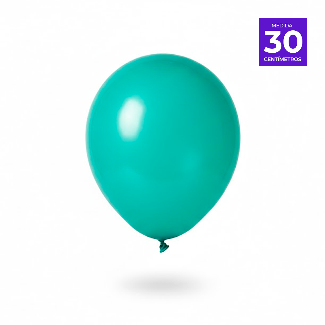 GLOBO LISO R12 X25U TURQUESA