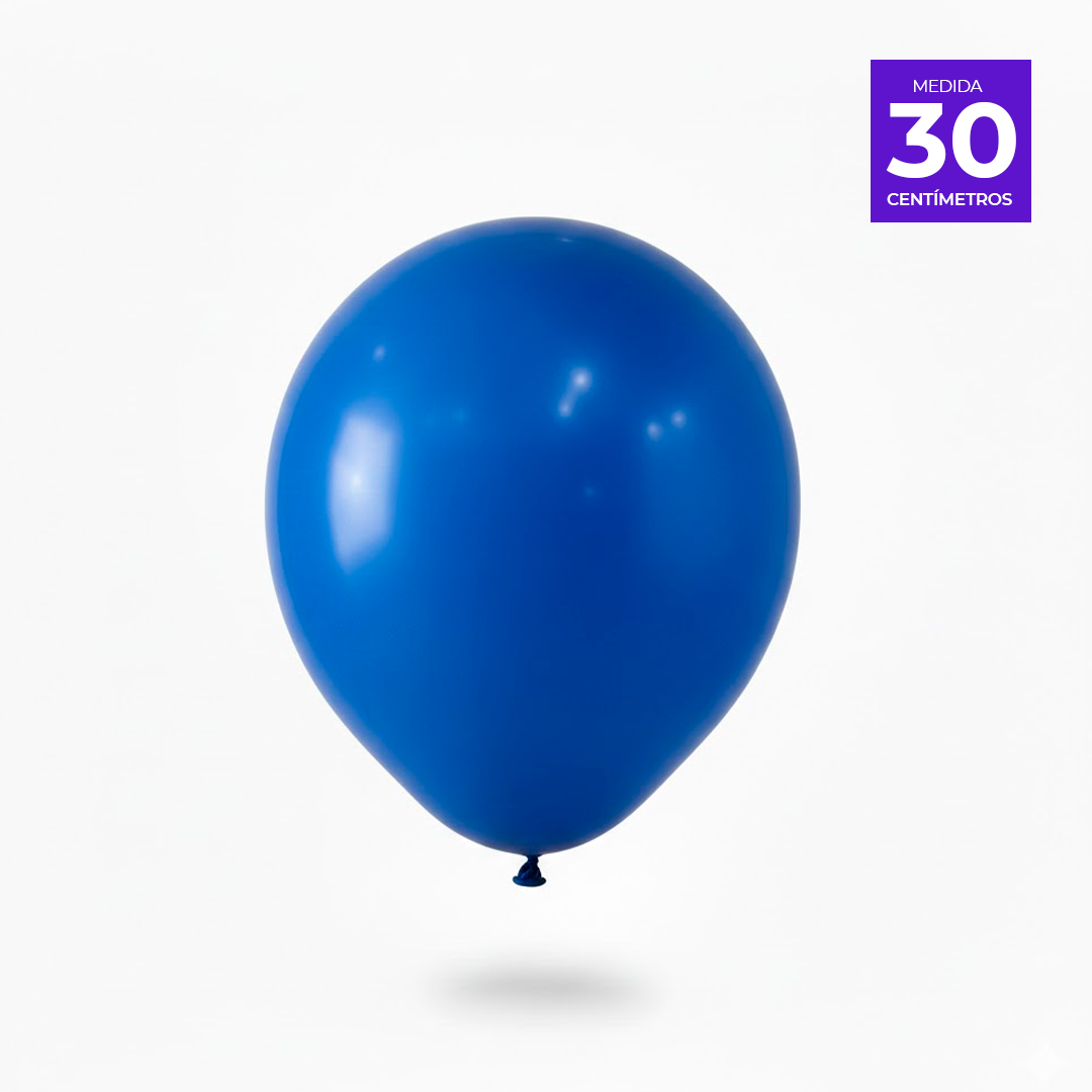 GLOBO LISO R12 X25U AZUL