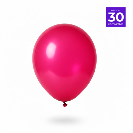 GLOBO LISO R12 X25U FUCSIA