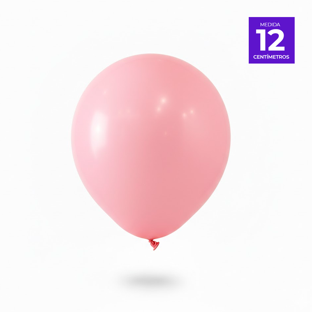 GLOBO LISO R5 X25U ROSADO FUNNY