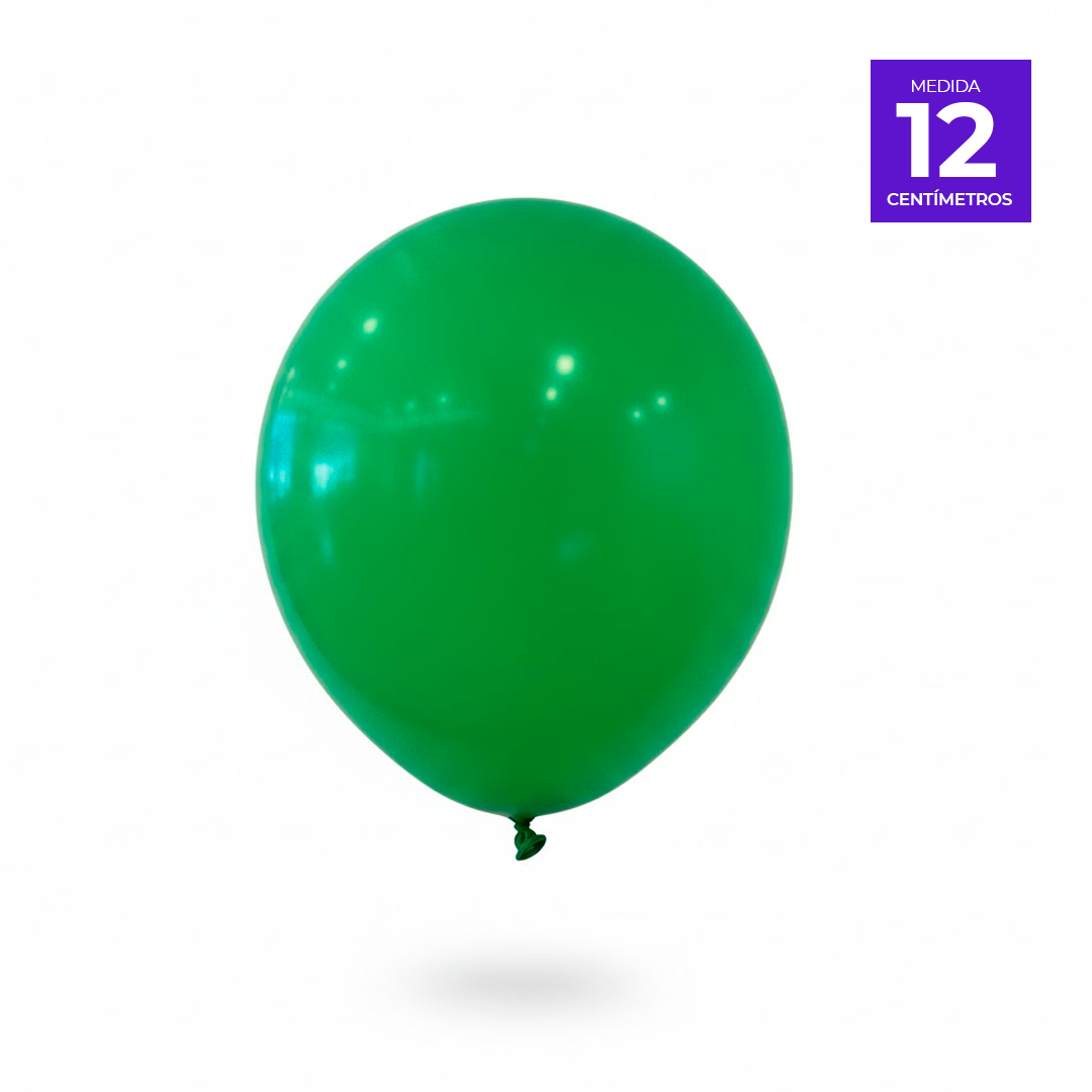 GLOBO LISO R5 x25U VERDE FUNNY