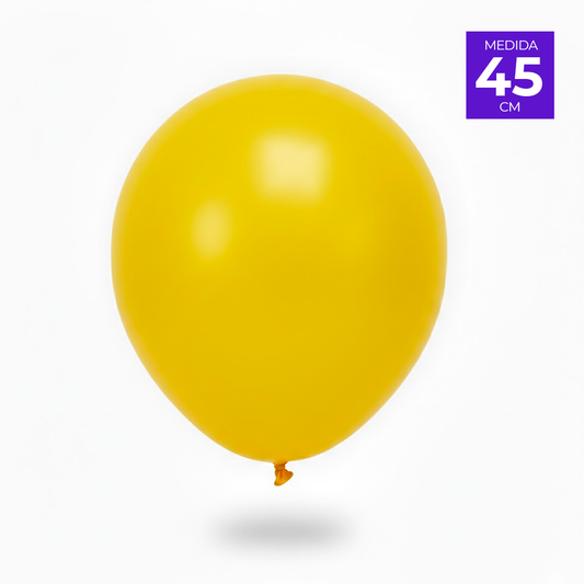 GLOBO LISO R18 X3U AMARILLO FUNNY