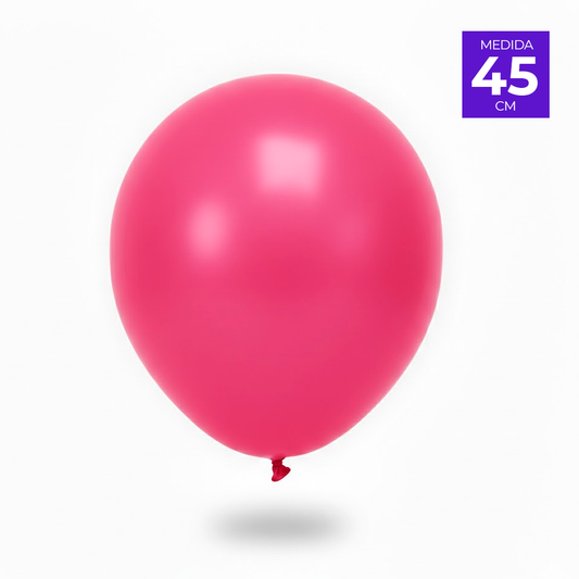 GLOBO LISO R18 X3U ROSADO FUNNY