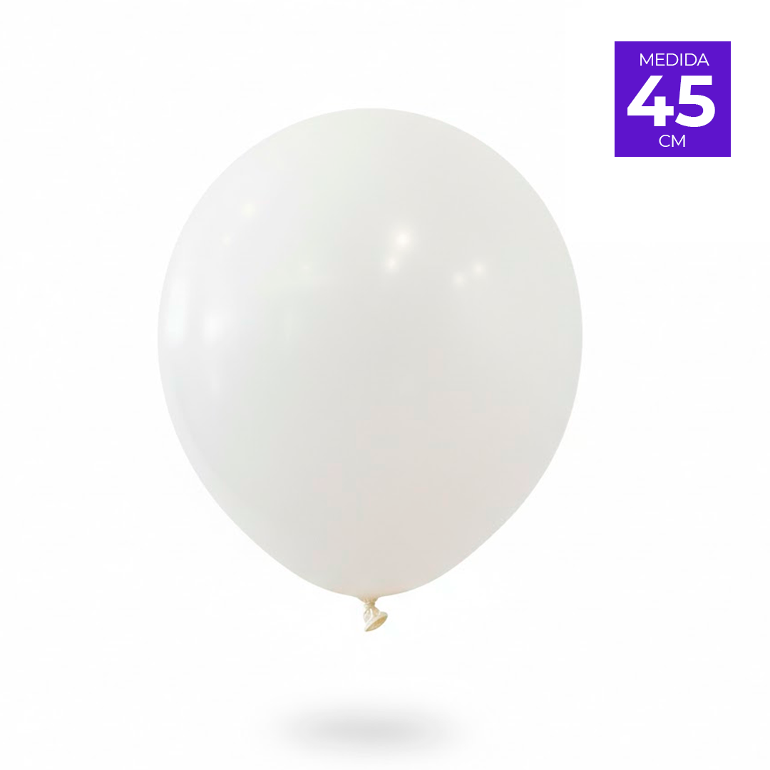 GLOBO LISO R18 X3U BLANCO FUNNY