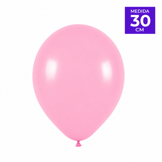 GLOBO PASTEL ROSADO R12 X50U