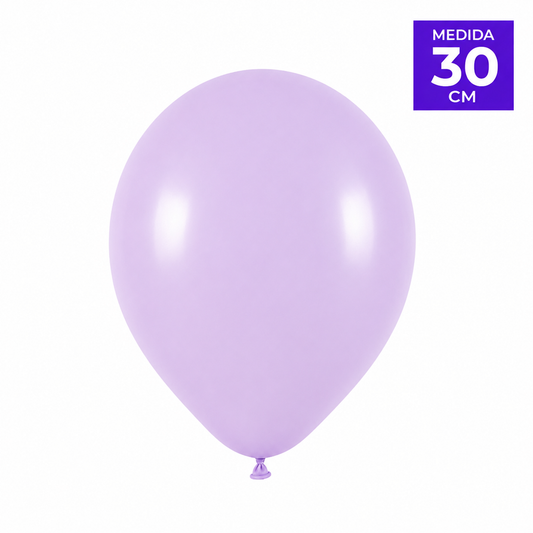 GLOBO PASTEL LILA R12 X50U