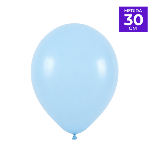 GLOBO PASTEL CELESTE R12 X50U