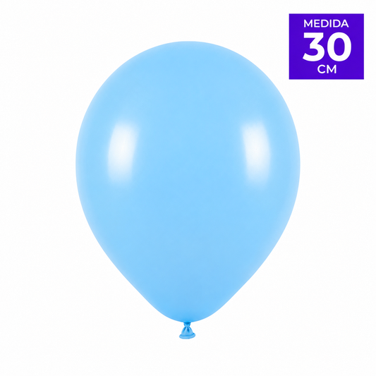 GLOBO LISO CELESTE R12 X50U