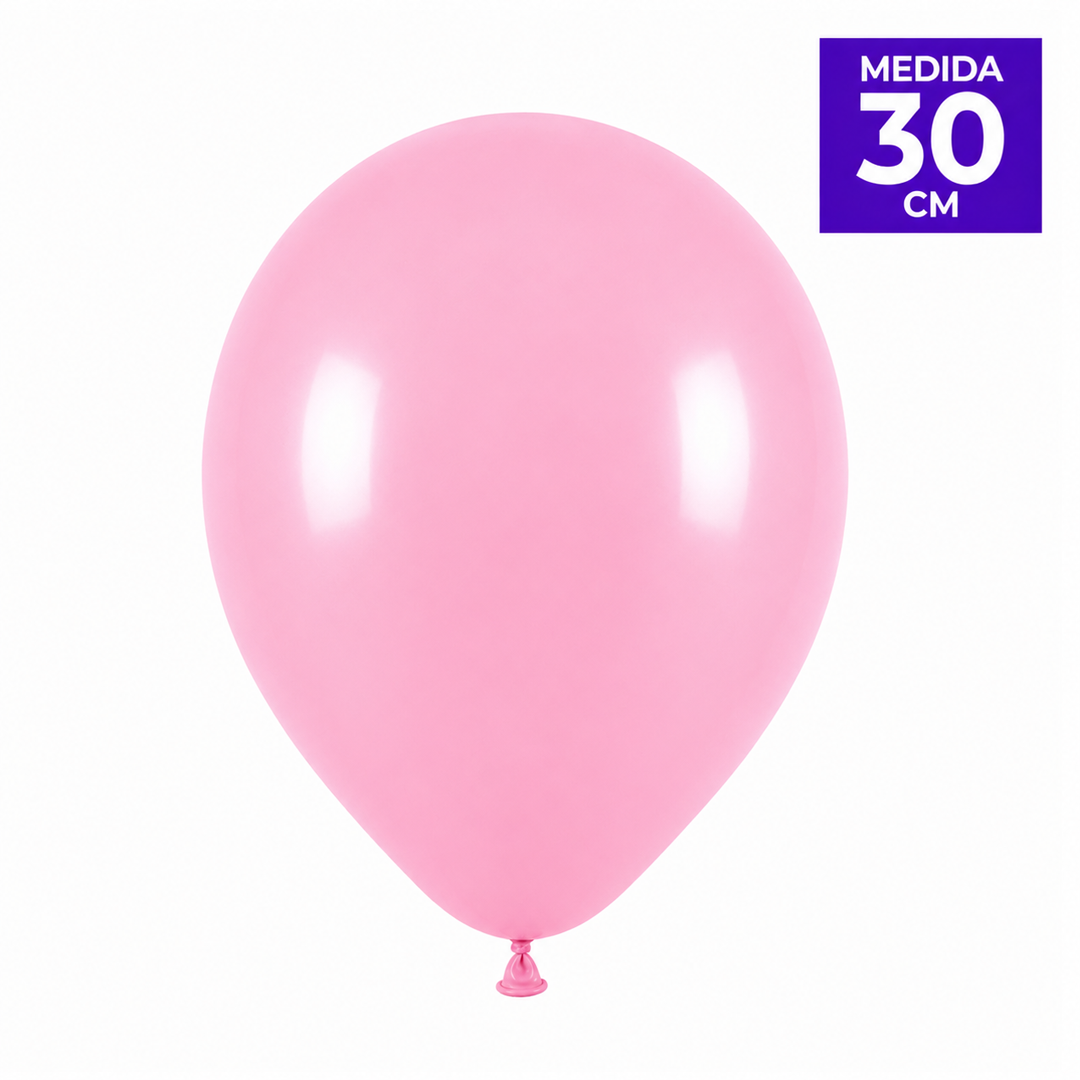 GLOBO LISO ROSADO R12 X50U