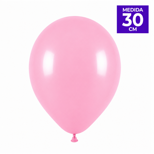 GLOBO LISO ROSADO R12 X50U