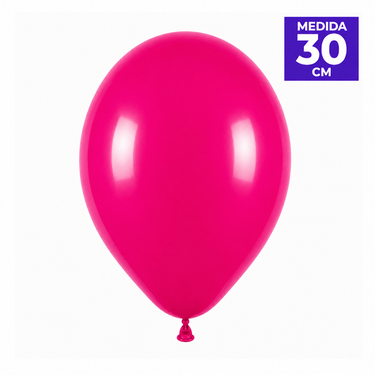 GLOBO LISO FUCSIA R12 X50U