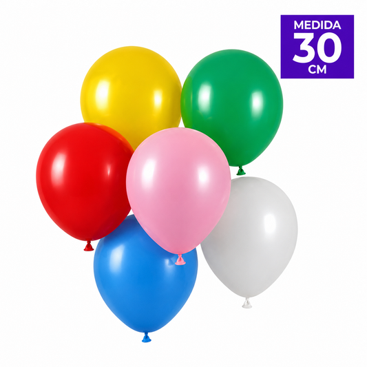 GLOBO LISO MULTICOLOR R12 X50U