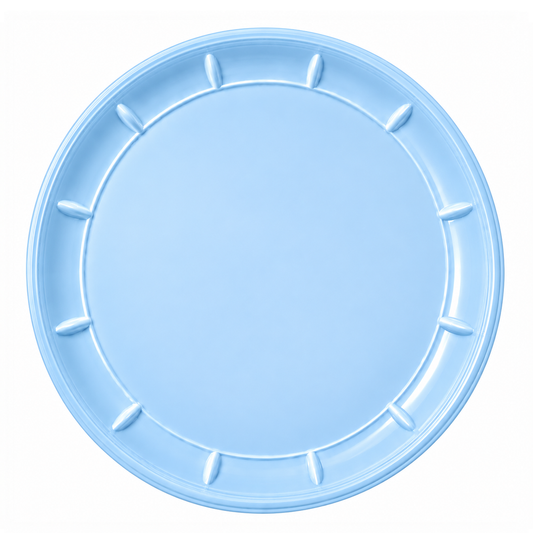 PLATO 7 PASTEL AZUL X10U