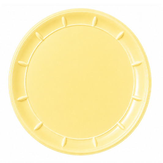 PLATO 7 PASTEL AMARILLO X10U