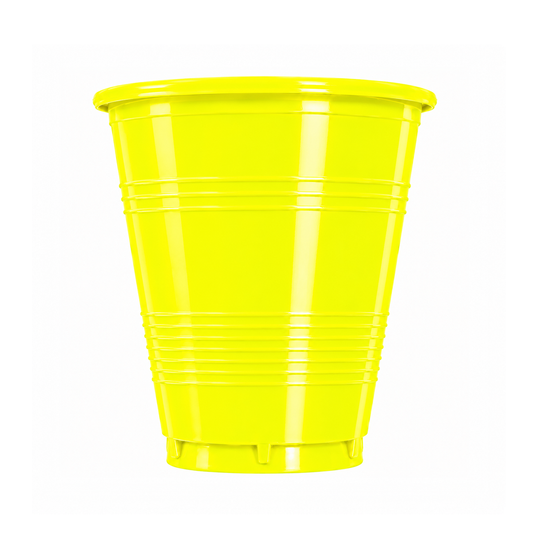 VASO 7 NEÓN AMARILLO X10U