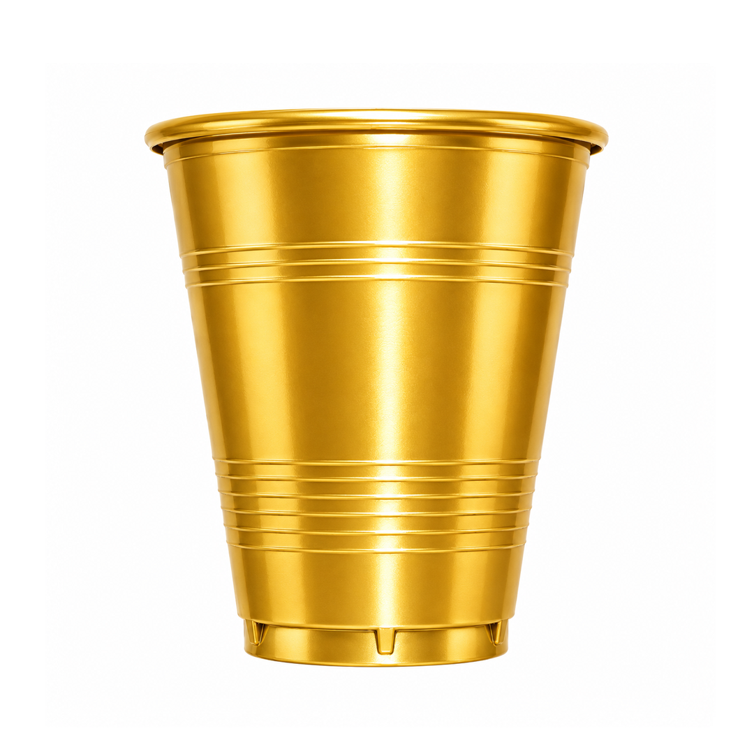 VASO 7 DORADO X10U