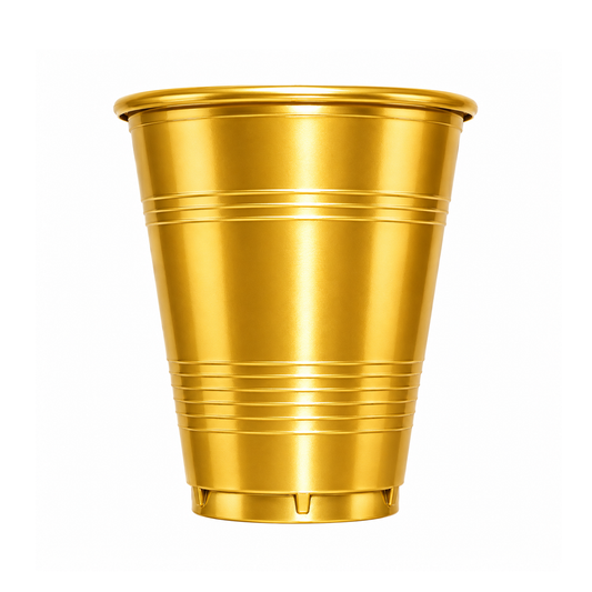 VASO 7 DORADO X10U