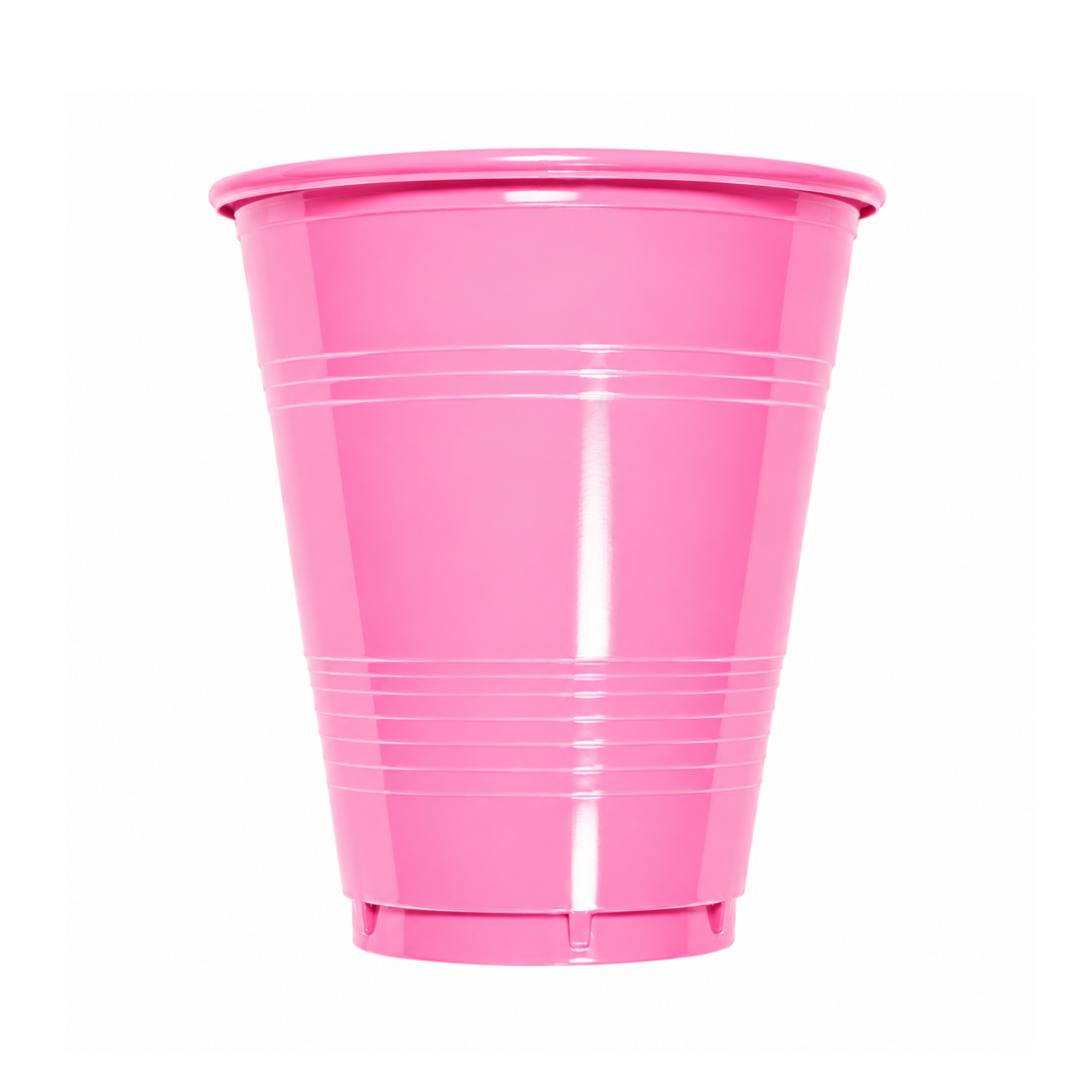 VASO 7 ROSADO X10U