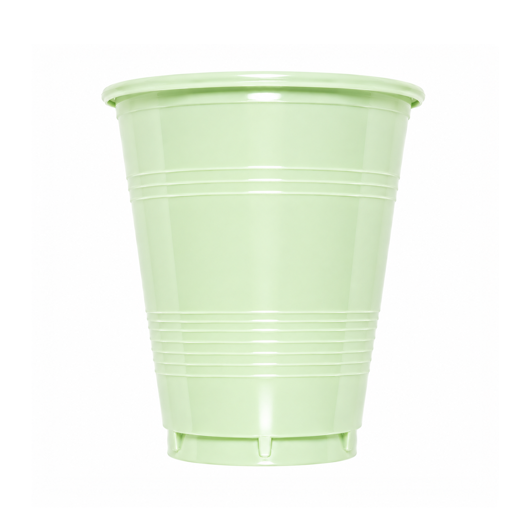 VASO 7 PASTEL VERDE X10U