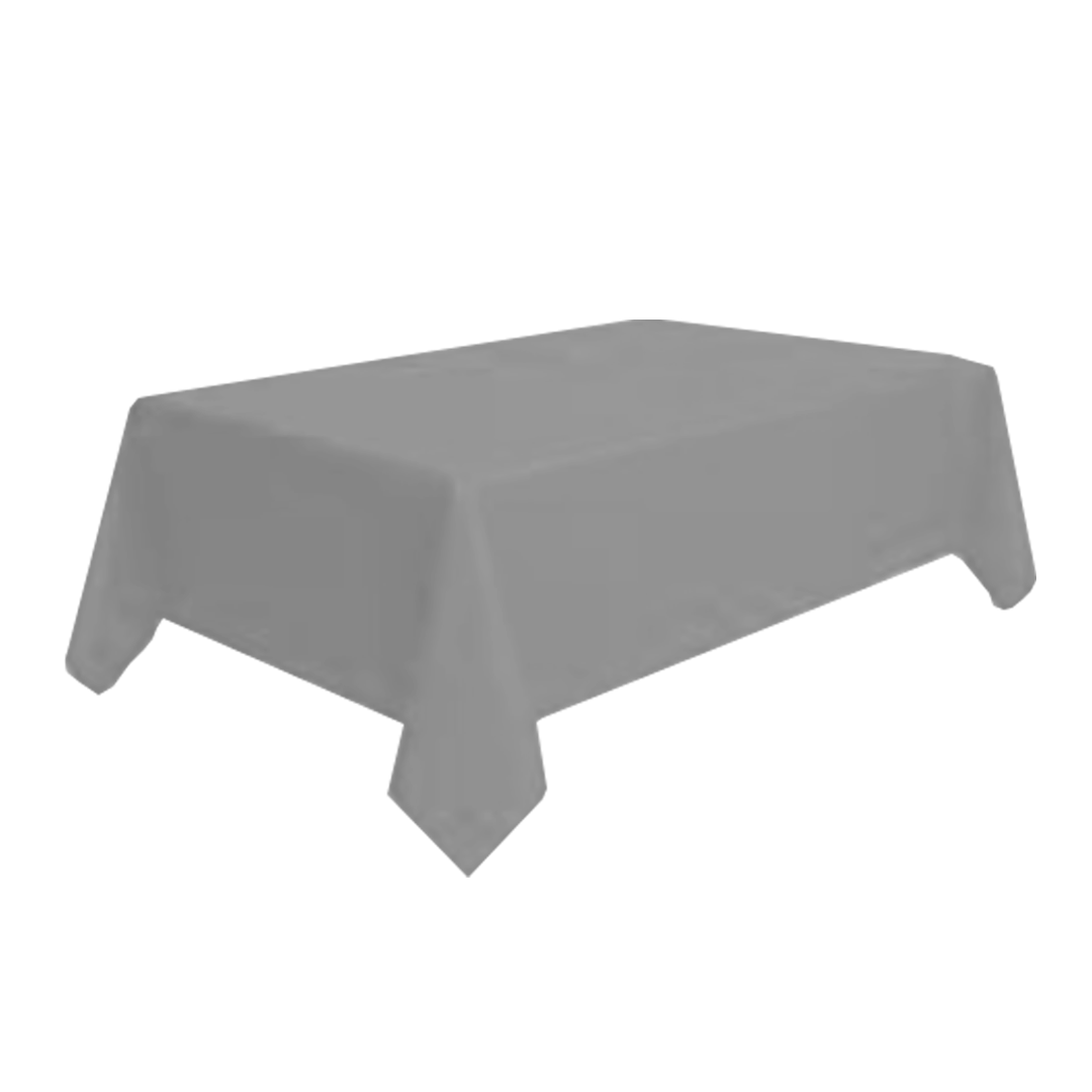 MANTEL METALICO PLATEADO 137X180CM X1U
