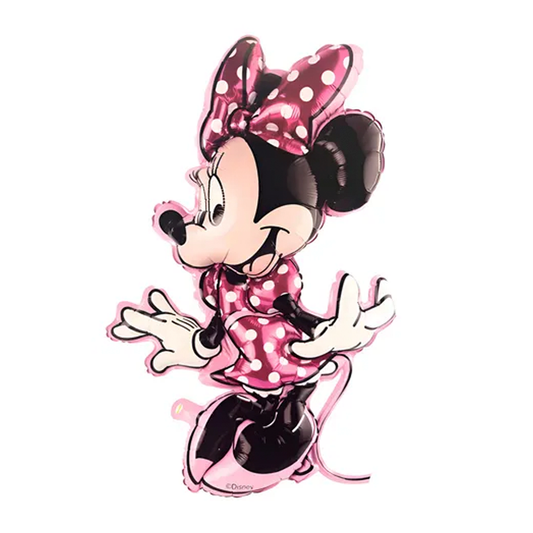 GLOBO METALICO CON FORMA MINNIE X1U