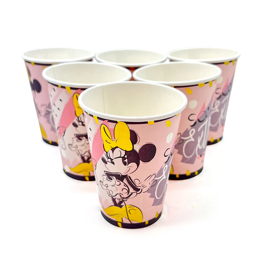 VASOS PLA MINNIE JUVENIL X6U