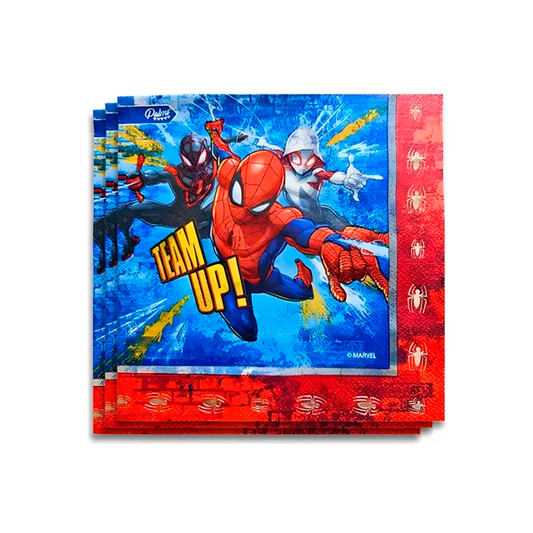 SERVILLETAS SPIDERMAN X6U