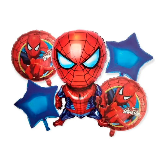 BOUQUET DE GLOBOS SPIDERMAN X12U