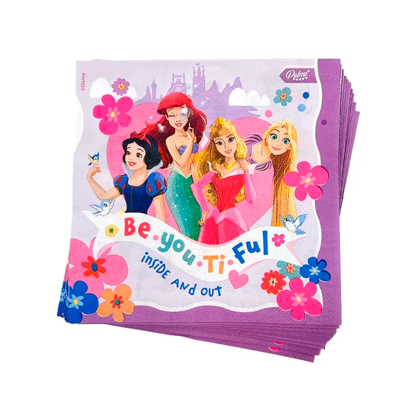 SERVILLETAS PRINCESAS DISNEY X6U