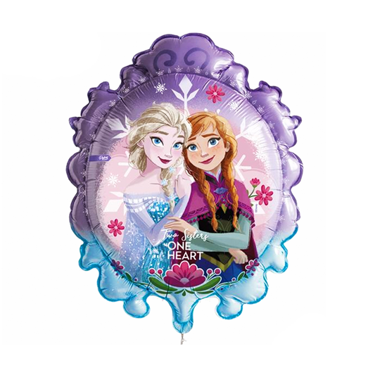 GLOBO ALUMINIO CON FORMA FROZEN 30X25CM X1U