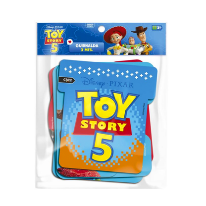 GUIRNALDA FELIZ CUMPLEAÑOS TOY STORY 5 3M X1U
