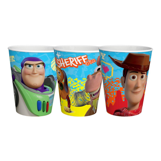 VASOS PLASTICOS TOY STORY 5 X6U