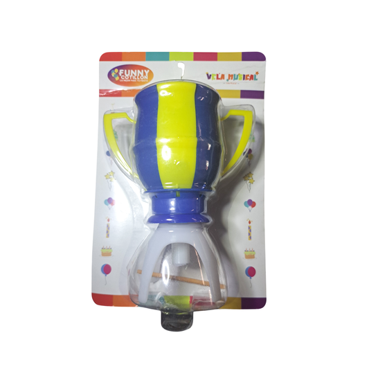 VELA COPA MUSICAL AZUL/AMARILLO